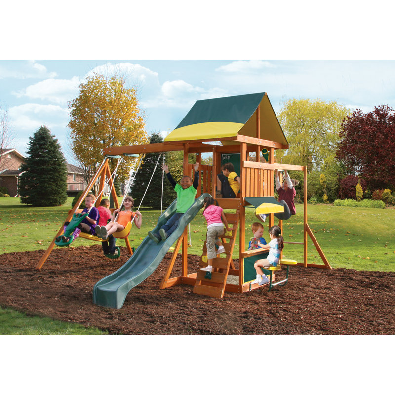 KidKraft Brookridge Wooden Swing Set & Reviews Wayfair